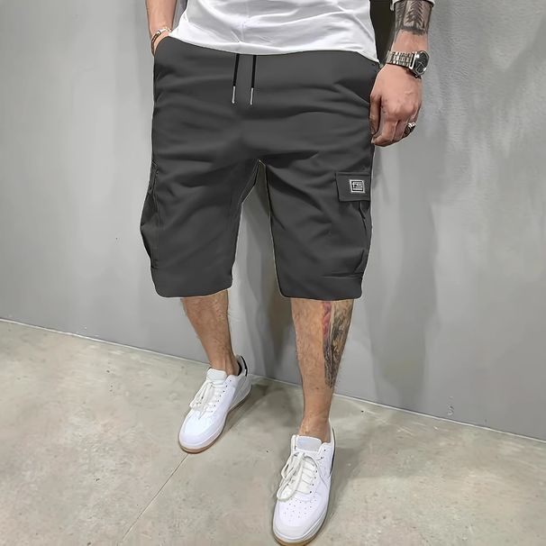 Popular In Foreign Trade: 2025 Casual Shorts, Loose-fitting Mid-length Pants, Japanese-style Straight-leg Workwear,_viptrois.com