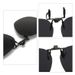Men's Sunglasses Clip On Men's Ultra Light Driving Sunglasses Polarized Lens Clip On Myopia Glasses Day And Night Dual Use For Women_viptrois.com
