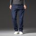 Winter Quality Lamb Wool Thermal Jeans Men's Fleece Thickened Straight Jeans Men's Fat Plus Size Pants_viptrois.com