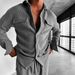 Men's Clothing Men's Shirt New Long Sleeve Lapel Men's Shirt_viptrois.com