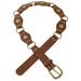 Cowboy Splicing Leather Belt, Personalized Street Style Spicy Girl Design, Women's Fashion Square Buckle Belt_viptrois.com