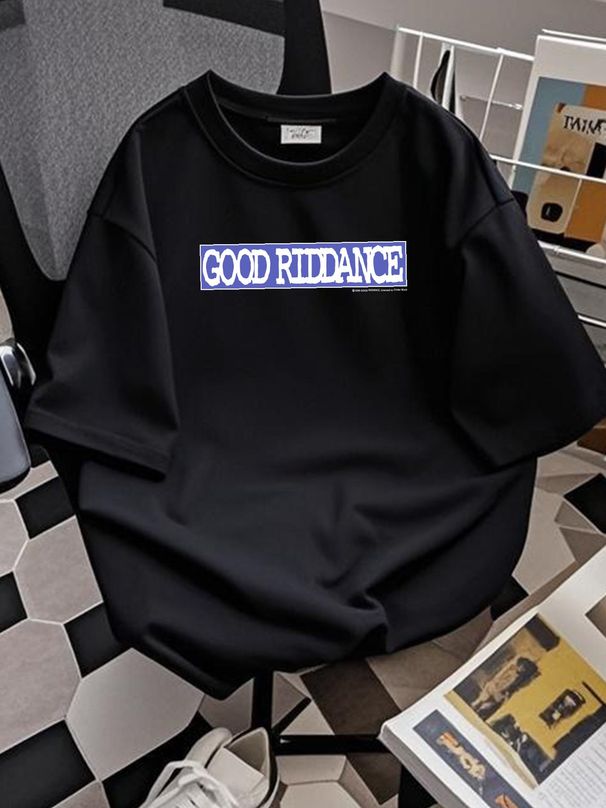 Vintage Y2K Good Riddance America Punk Rock Band Wreck Chords Band Promo Tour Concert T Shirt L Stretched Homme Slightly Designer Clothes_viptrois.com