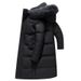 Men's Clothing Knee Length Down Jacket For Men Winter Middle Aged And Young Men With Hooded Fur Collar Fashionable Casual Warm Coat Dad's Outfit_viptrois.com