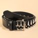 Rivet Belt, Fashionable and Versatile, Punk Style Bullet Belt, Trendy New Style, Women's Personalized Decorative Trouser Belt, Trendy_viptrois.com