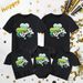 Pure Cotton Parent Child Wear Short Sleeved Solid Color Blank Family Wear_viptrois.com