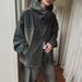 Men's Clothing Autumn Retro Distressed Denim Suit Men's Loose Hooded Jacket Korean Style Trendy Straight Jeans_viptrois.com