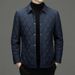Thin Padded Jacket Business Casual Rhombus High-end Men's Padded Jacket Men's Padded Jacket Men_viptrois.com