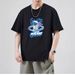 Summer Short-sleeved T-shirt Men's Korean Version Trendy Simple Half-sleeved Top Hong Kong Style Loose Casual Trendy T-shirt_viptrois.com