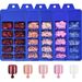 100 Pieces Of Solid Color Toe Wear Nail Tips Simple Advanced Ladies Boxed Toe Nail Art Nail Tips_viptrois.com
