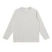 WASSUPSSC Pure Cotton Breathable Base Shirt Men Long Sleeve T-Shirt Solid Color Loose Trendy Brand Light Mature Casual_viptrois.com