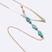 Punk Gold Turquoise Beads Leaf Handmade Mask Chain Anti-Slip Glasses Strap_viptrois.com