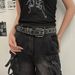 Persoalized Hip-Hop Leather Studded Belt Fashio Simple Versatile Waist Chai Niche High-Ed Sese Accessories For_viptrois.com
