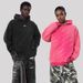 Unisex Oversized Distressed Hoodie - Heavyweight Washed Cotton Pullover With Drop Shoulder & Kangaroo Pocket For Men Women (S-XXL)_viptrois.com