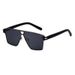 Stylish Square-framed Vintage High-grade Sunglasses For Men_viptrois.com