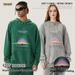 Loom Loom TILANI Clothing 25 Spring Autumn 420G Terry Cotton Stylish Men's Women's Horizon Original Loose Hooded Sweatshirt_viptrois.com
