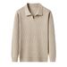 Nordmann V-Neck Sweater For Men, Autumn And Winter Korean Style, Youth Knitted Base Shirt, Niche Comfortable Loose Polo Shirt_viptrois.com