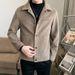 Men's Autumn And Winter Korean Version Trend Slim Fit Casual Short Felt Woolen Jacket Men's Thickened_viptrois.com