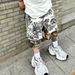Men's Clothing Spring And Summer New Two Piece Stitching Casual Pants For Men And Women The Same Style Cat Whisker Fur Edged Camouflage Shorts Trend_viptrois.com