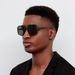 New Large Square Frame Women's Sunglasses Retro Fashion Metal Men's Sunglasses SunglassesT1293_viptrois.com