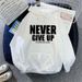 Men's Clothing Women's Winter Hooded Sweatshirt With Letter Print, Fashionable Loose Fit Fleece-Lined Pullover For Casual Wear_viptrois.com
