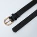 New minimalist buckle fashionable solid color women's with high-end decoration and versatile jeans belt_viptrois.com
