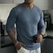 Men's Snake Print Long Sleeve Sweatshirt - Trendy Crewneck Pullover For Outdoor & Casual Wear (Gray/Black/Light Blue/Sky Blue/Dark Red/Yellow Green)_viptrois.com