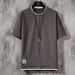 Men's Clothing Short Sleeved T Shirt Men's Two Piece 2024 Summer T Shirt Loose Round Neck Casual Short Sleeved_viptrois.com