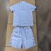 Men's Short Sleeved Henley Collar Cotton Linen Shirt And Shorts Set Solid Color Cuban Guayabella Popular Style_viptrois.com