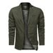 CT 2025 Spring New Solid Color Men's Business Suit For Young And Middle-aged, Loose Fit Versatile Casual Jacket Coat_viptrois.com