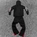 Men's Clothing Spring And Autumn New Men's Letter Hooded Sweatshirt Flared Pants Suit Sports Fashion High Street_viptrois.com