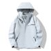 Pulse Moutdoormen's 3-in-1 Outdoor Detachable Windproof Waterproof Warm Large Size Hiking Group Purchase Workwear_viptrois.com
