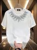 American Style Handsome Cotton Short Sleeved Printed T-shirt Young And Women, Summer Ins Trendy Brand Versatile Round_viptrois.com