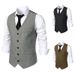 Men's British Style Retro Suit Vest Casual Business_viptrois.com