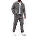 Vintage Workwear Jacket & Pants Set - Heavyweight Cotton Blend, Multi-Pocket Utility Outfit For Men (S-XXXL)_viptrois.com
