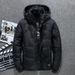 Hot Selling Winter White Duck Down Men's Short Outdoor Cotton Thick Oversized Warm Youth Jacket, Trendy_viptrois.com
