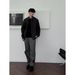Men's Bootcut Cooling Summer Pants – Breathable Polyester Casual Trousers (Light Gray/Dark Gray/Black)_viptrois.com
