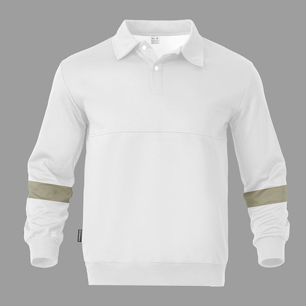 Loom Loom Independent Station Cross-Border European American Hot-Selling Men, New Loose Fit Versatile Long-Sleeve Turn-Down Collar_viptrois.com