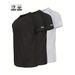 Men's Breathable Quick Dry Casual T-Shirt Short Sleeve Fitness Running Sports Tight Fit Basketball Training Top In White Black_viptrois.com