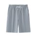 Men's Clothing Summer Loose Straight Sports Pants Chinese Style Cotton And Linen Casual Pants Thin Beach Pants 5 Point Pants_viptrois.com