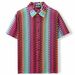 Men's Clothing Men's Clothing European And American Men's Knitted Shirts Summer New Colorful Hollow Breathable Short Sleeved Shirt A0404_viptrois.com