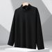 Pure Pure 360g Mamba Coon Sand Collar Half-Zip For Men In Sock Solid Color Pachwork Loose Sof Skin-Friendly Casual_viptrois.com