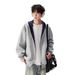Casual Hoodie Jacket, Loose And Versatile, Contrasting Colors, Couple Hooded Cardigan_viptrois.com