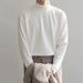 Spring And Autumn Top Half High Collar Bottom Shirt Men's Korean Style Long Sleeve Solid Color Interior Casual T-Shirt_viptrois.com