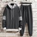 Men's Clothing Hooded Casual Pants Two Piece New Men's 2024 Trendy Hoodie Sweater Sports Suit Autumn Ant Cloth Korean Version_viptrois.com