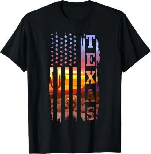 T-shirtt-shirttexas American 2026 Flag Pride Landscape Cactus Pat_viptrois.com