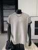 Two Tone Modal Air Layer Short T-shirt For Men In Summer 2025, New Casual Sports Base Shirt, Half Sleeved Top_viptrois.com