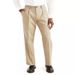 Men's Tailored Dress Pants - Stretch Polyester Blend Straight Fit Trousers With Draping Effect, Office To Casual Versatile_viptrois.com