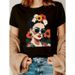 Camiseta Casual Floral En Relieve Mujeres - Elegante De Manga Corta Y Cuello Redondo, Ligera, Perfecta Para_viptrois.com
