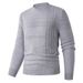 Pure Cross-Border Autumn Winter New European American Round Neck Pullover High-Quality Foreign Trade Men's Solid Color_viptrois.com