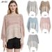 Unisex Fringe cape Spring and winter Bat sleeve sweater pullover striped cape sweater cape_viptrois.com